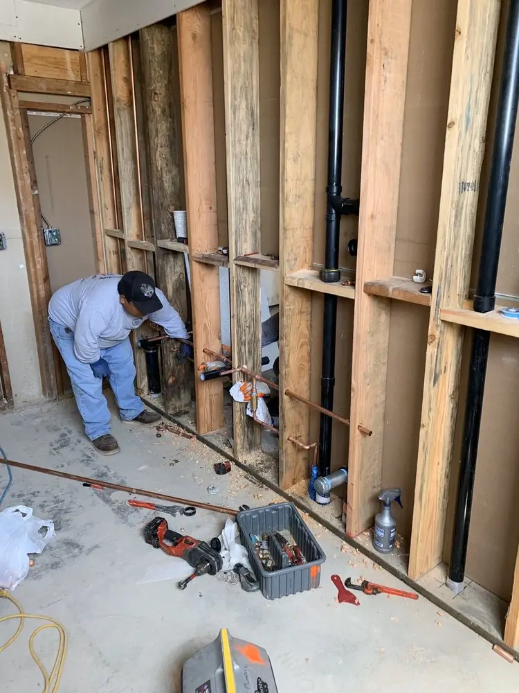 Commercial rough-in plumbing for Gas Line Repair in Riegel Ridge